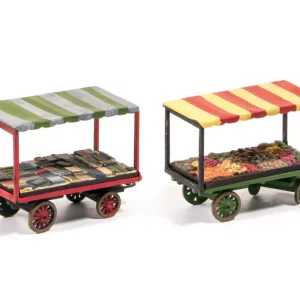 Wills Kits SS37 Market Stalls HO/OO Gauge kit build service