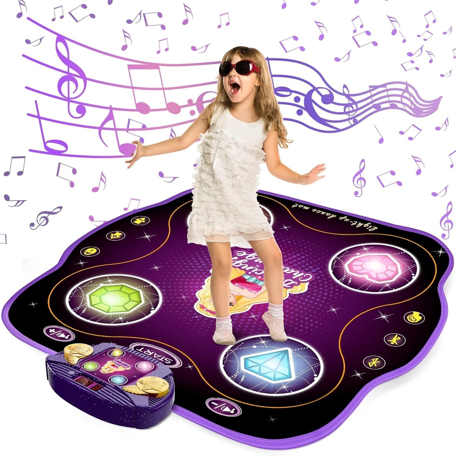 Dance Mat Toys For 3-12 Year Old Kids Electronic Dance Pad Children's Gift UK - Image 7