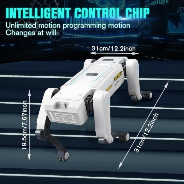 Intelligent AI RC Robot Dog Voice Dialogue APP Remote Control Programming Singin - Image 3