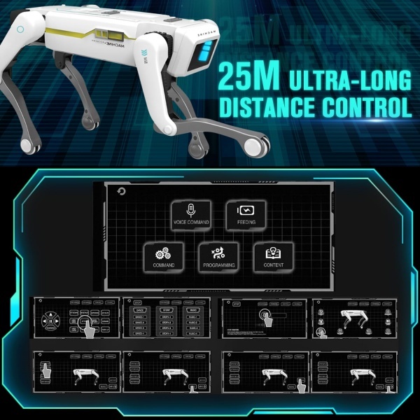 Intelligent AI RC Robot Dog Voice Dialogue APP Remote Control Programming Singin - Image 5