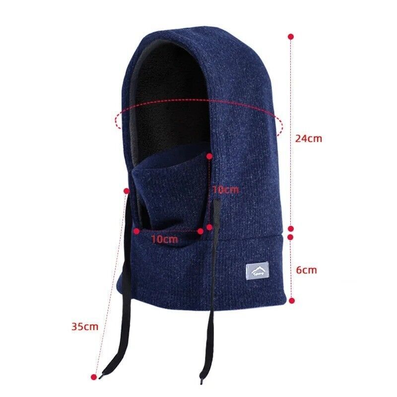 Kids Winter Balaclava Hat Fleece Ski Face Mask Snow Hood Neck Warmer Boys Girls - Image 7