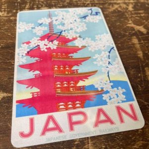 Japan Travel metal wall sign, 4 sizes.
