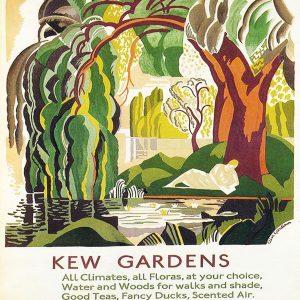 Kew Gardens Station Underground metal wall sign, 4 sizes.