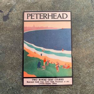Peterhead two 18 hole golf coursed LNER metal wall sign, 4 sizes.