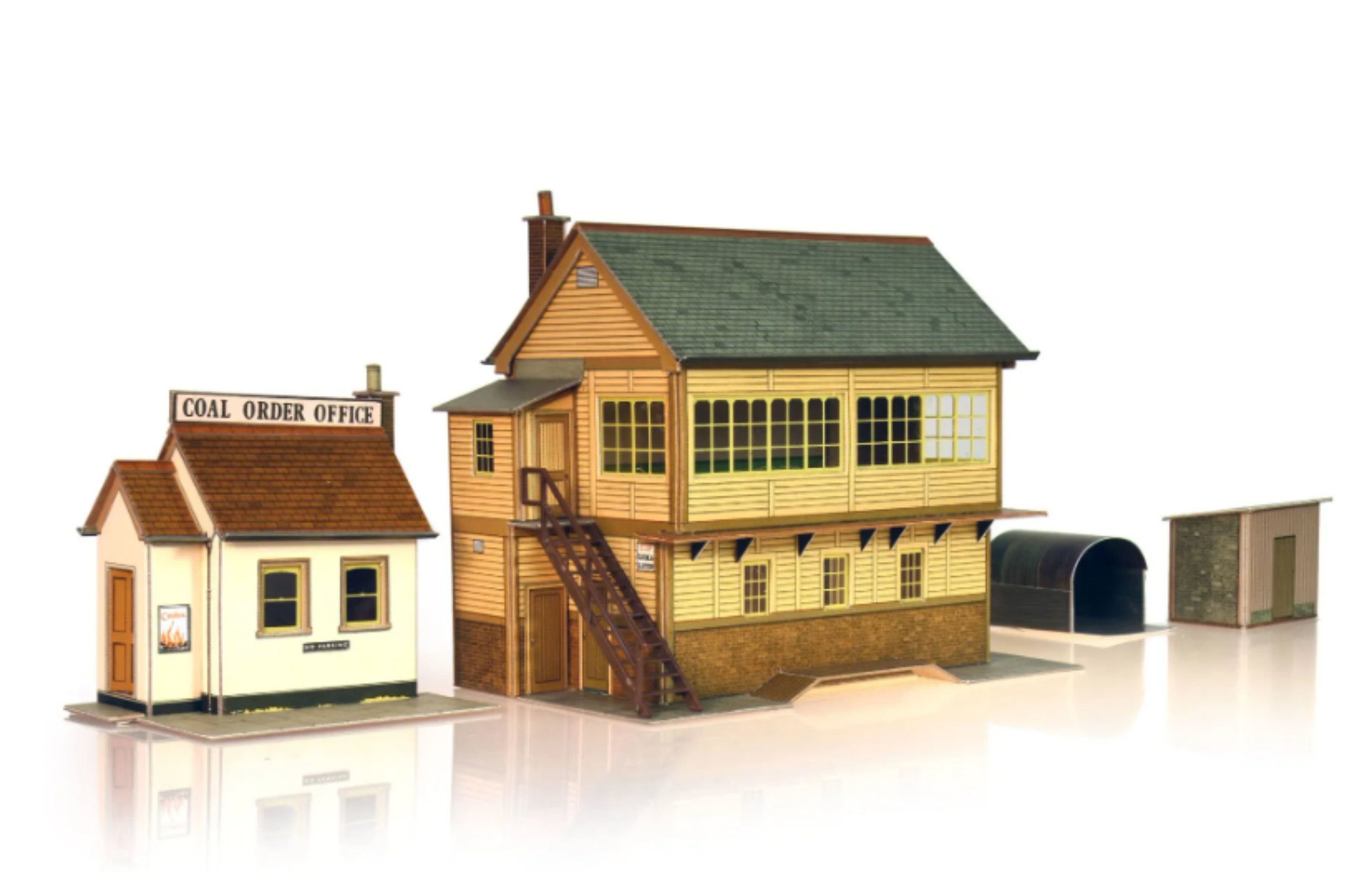 Superquick, SQA06 signal box and coal office, Kit build service.