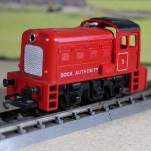 Tri-ang, Red dock Shunter, Good runner, working light.