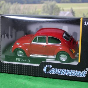 Cararama 1/43 scale red VW Beetle, Boxed, great value!