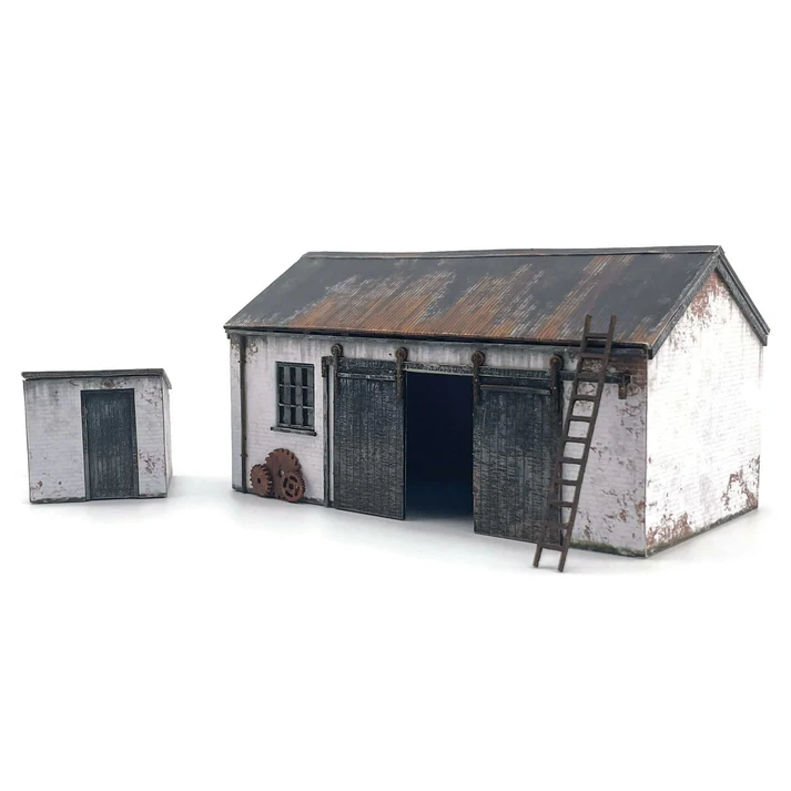 OO, Scale Model Scenery KX054-OO Tony's Cart Shed & Store - OO/4mm/1:76, ready-made. - Image 2