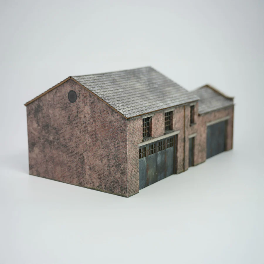 OO, Scale Model Scenery KX100-OO Roscoe Street Works - OO/4mm/1:76, ready-made. - Image 3