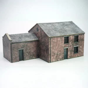 OO, Scale Model Scenery KX100-OO Roscoe Street Works - OO/4mm/1:76, ready-made.