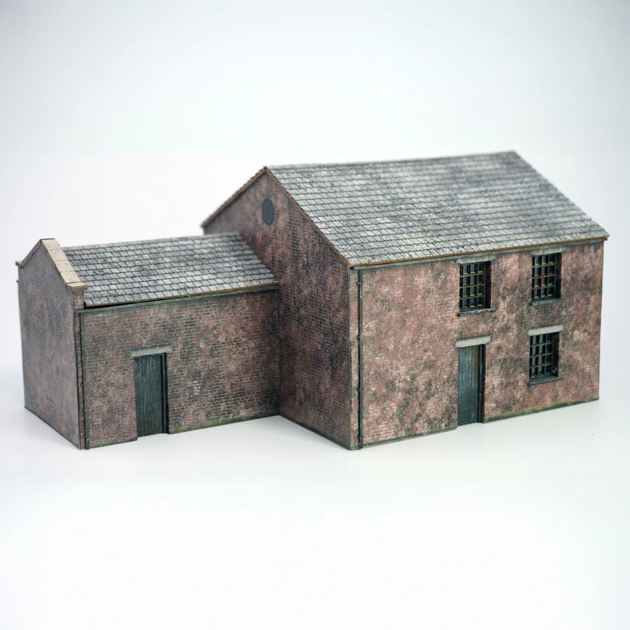 OO, Scale Model Scenery KX100-OO Roscoe Street Works - OO/4mm/1:76, ready-made.