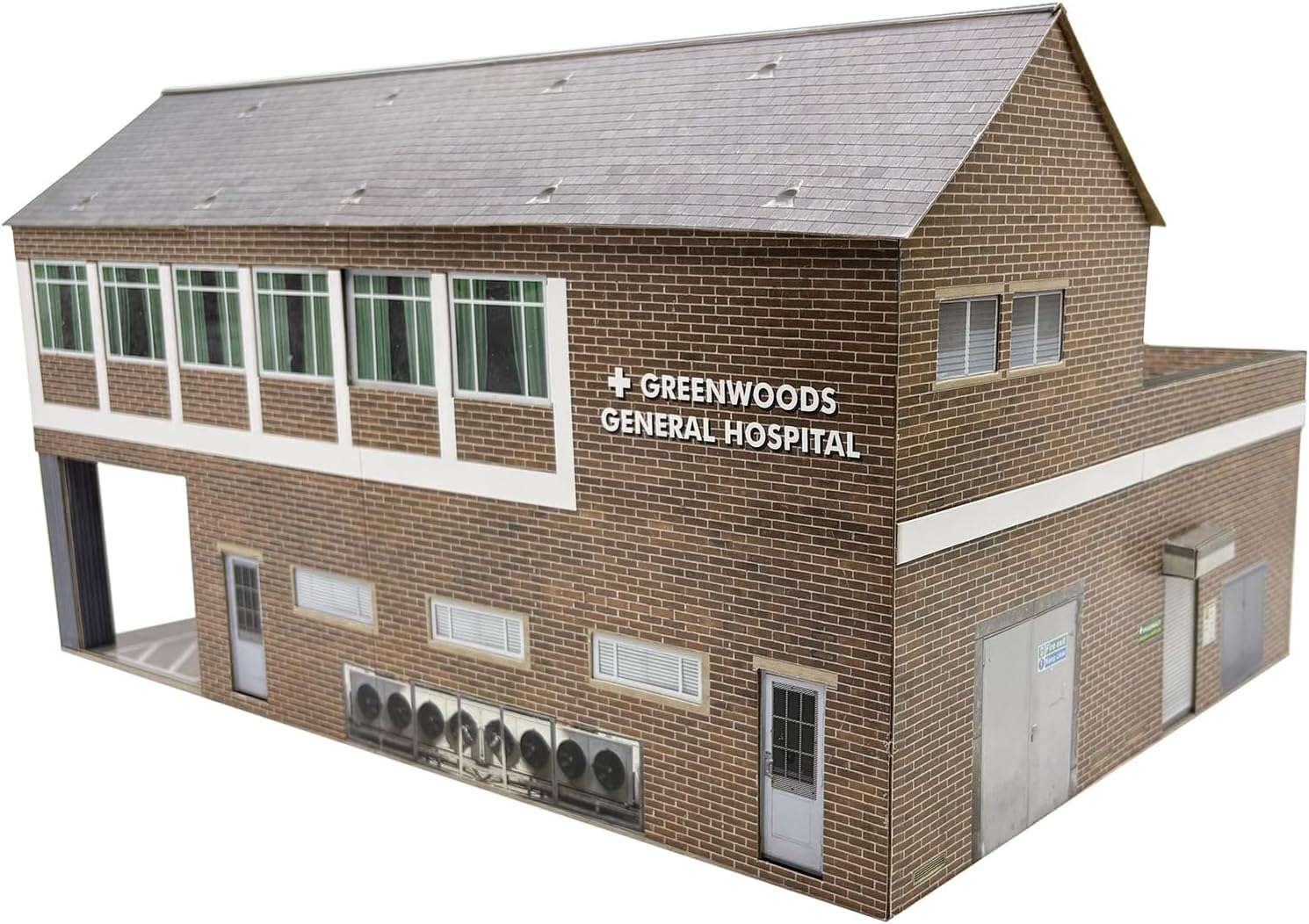 Citybuilder 1:43 scale O Gauge Hospital and Pharmacy, Ready-Made, (pre-built) - Image 3